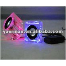 2.0 Mini crystal speakers,Fashionable appearance